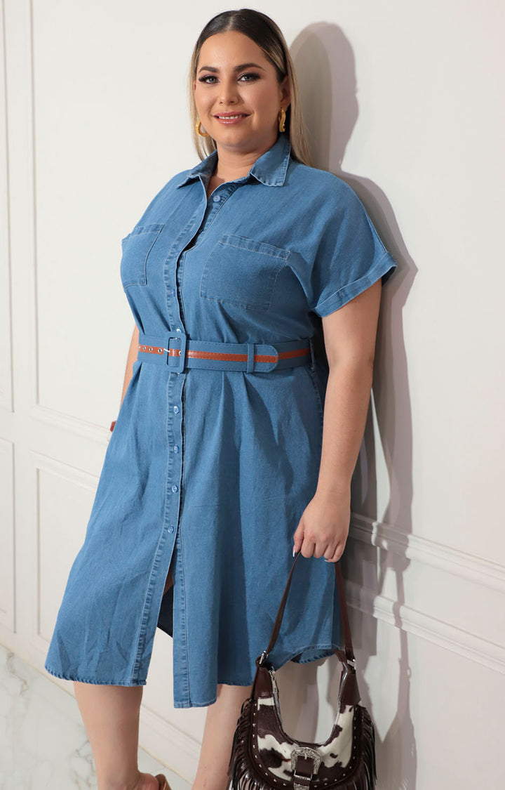 Vestido de mezclilla - VESTIDO Boutiquemirel 