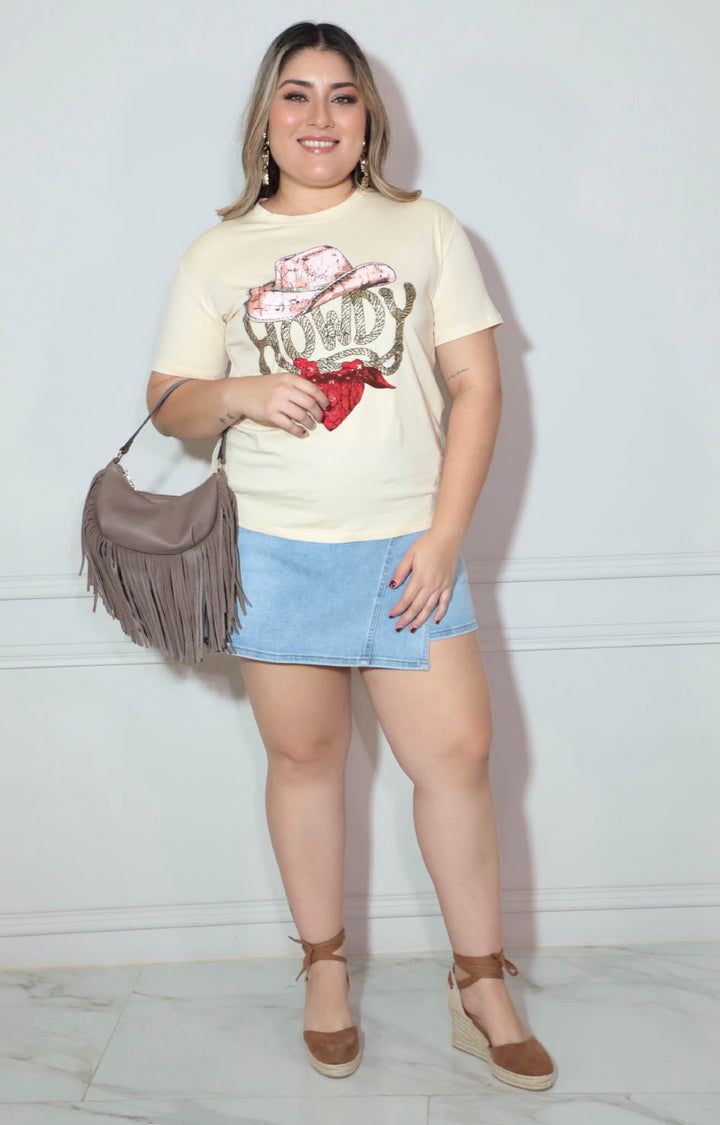 Blusa beige rodeo - BLUSA XL Boutiquemirel 