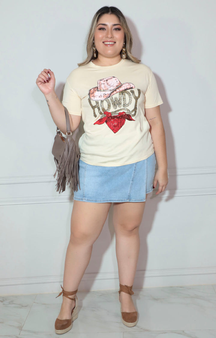 Blusa beige rodeo - BLUSA XL Boutiquemirel 