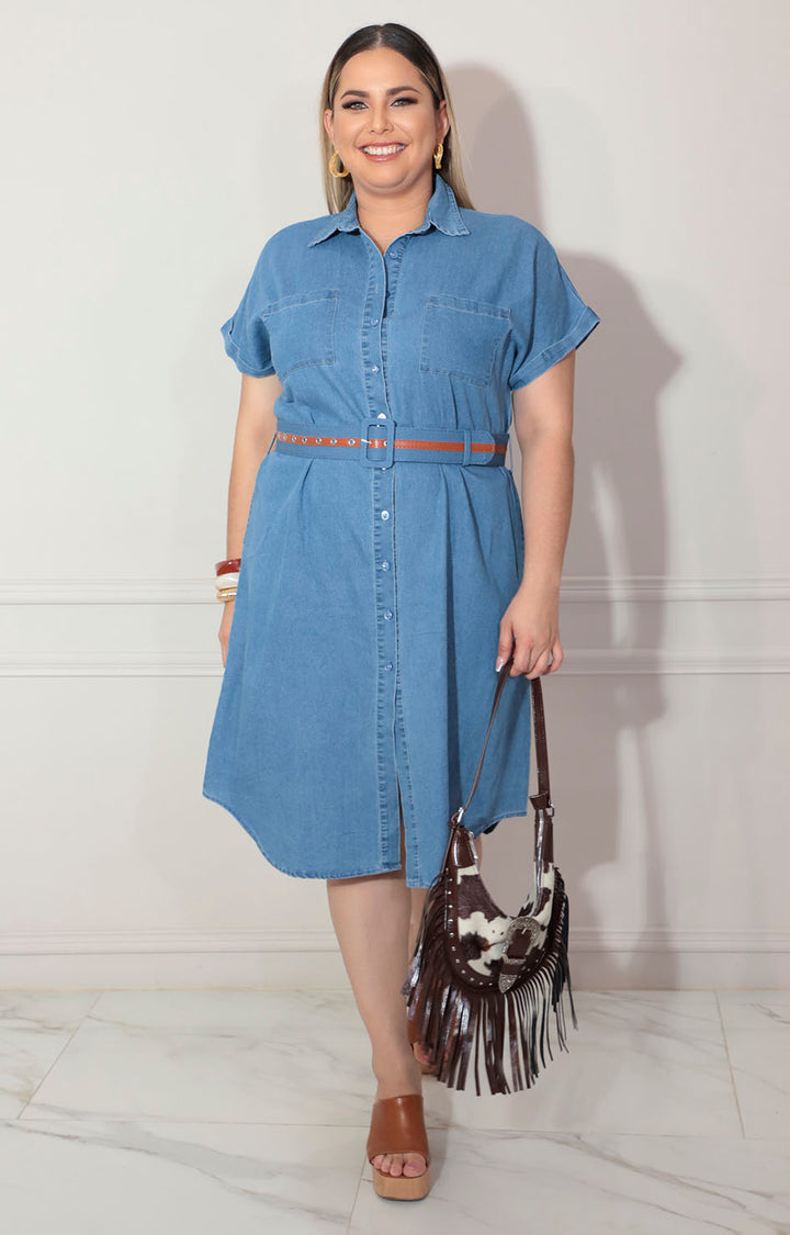 Vestido de mezclilla - VESTIDO Boutiquemirel 