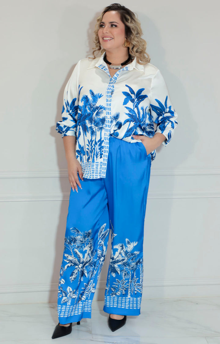 Conjunto estampado azul - CONJUNTO XL Boutiquemirel 