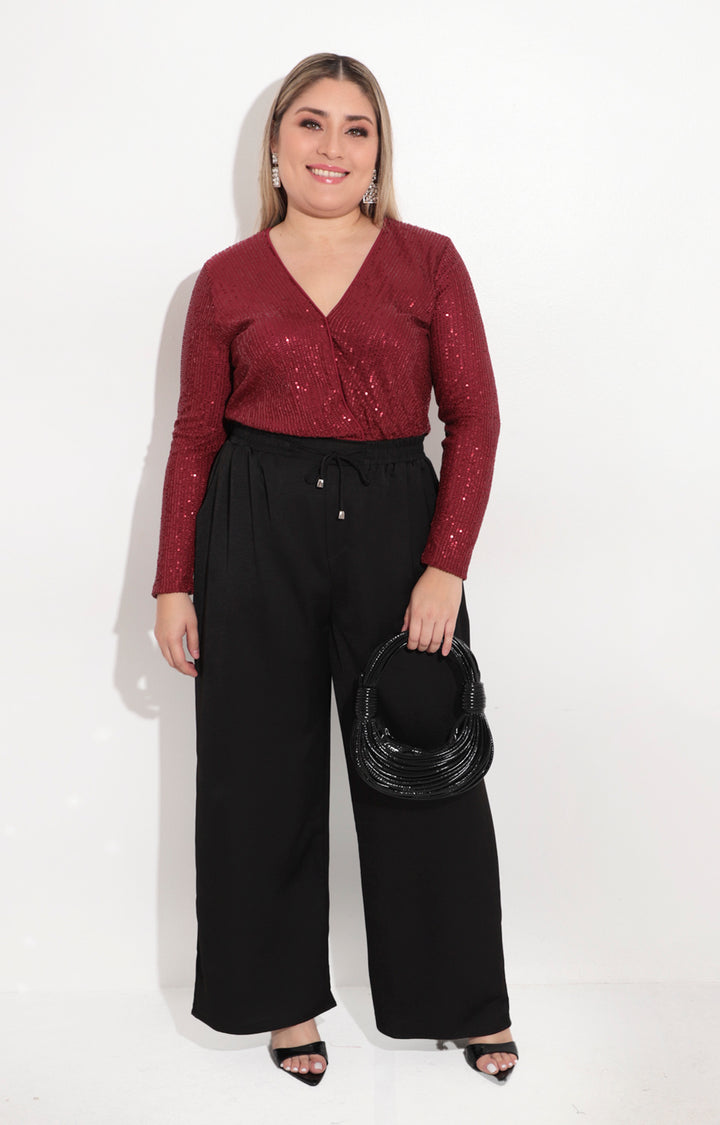 Panty blusa con lentejuela - BLUSA Boutiquemirel 