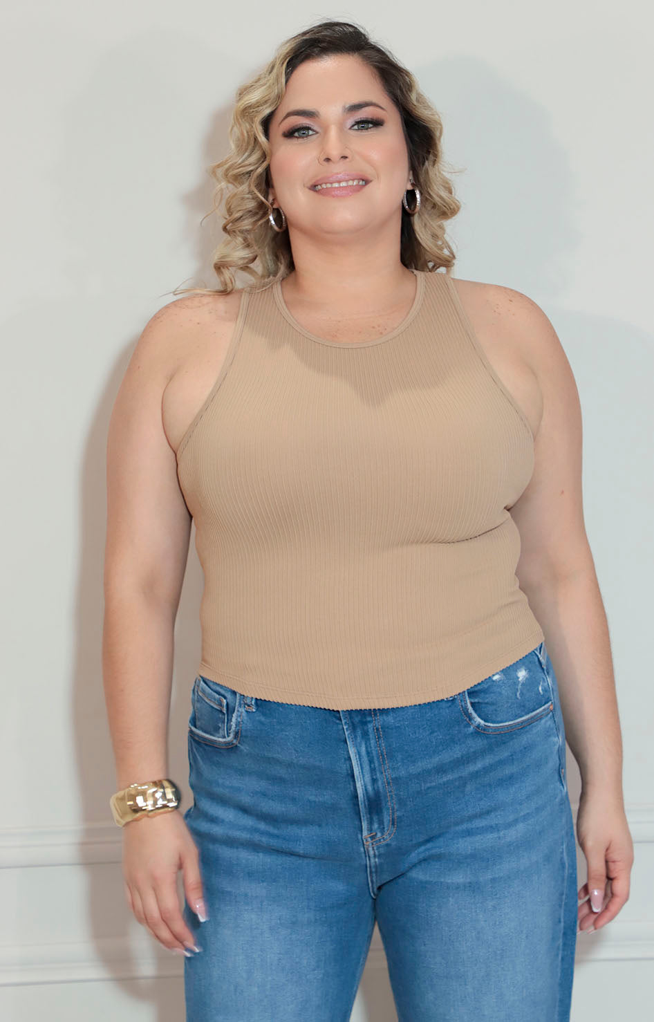 Blusa básica Camel - BLUSA XL Boutiquemirel 