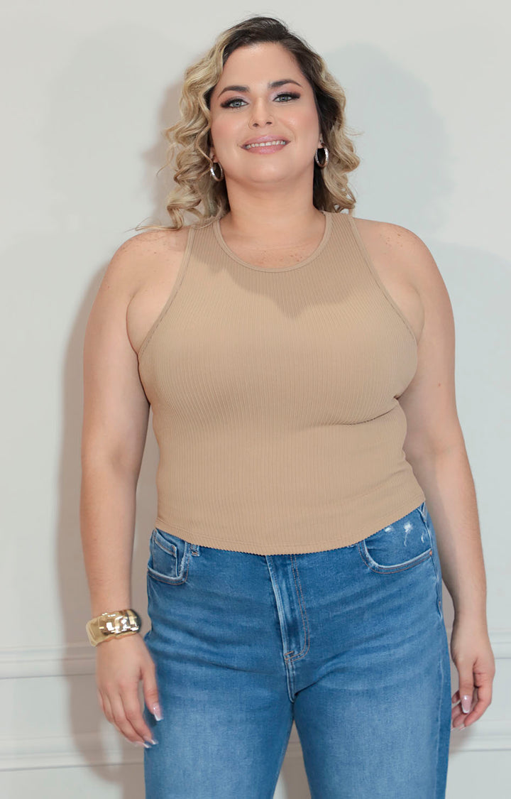 Blusa básica Camel - BLUSA XL Boutiquemirel 