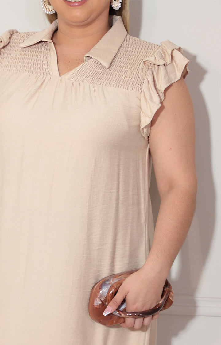 Vestido beige - VESTIDO XL Boutiquemirel 