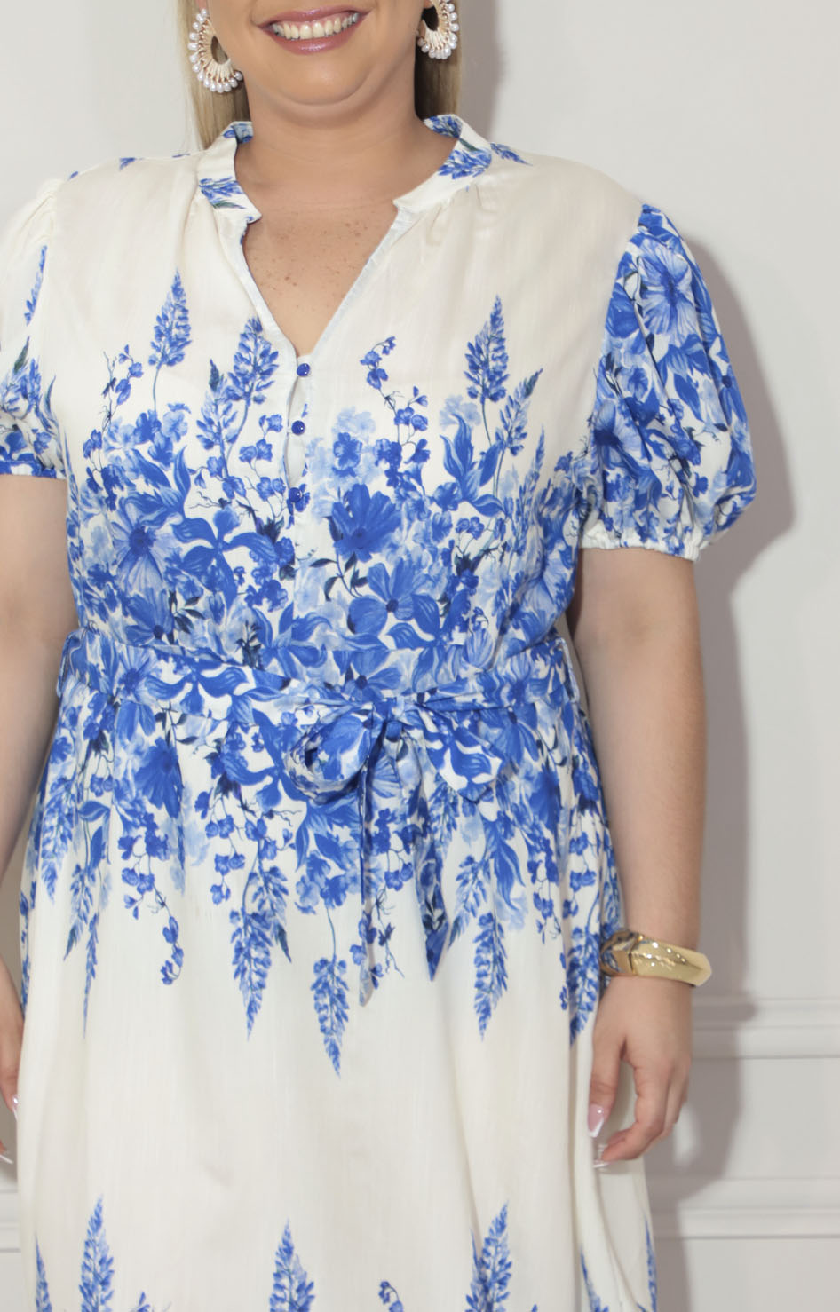 Vestido blanco con flores - VESTIDO XL Boutiquemirel 