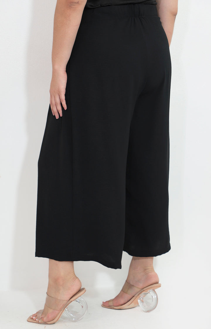Capri negro corte culotte - PANTALON Boutiquemirel 