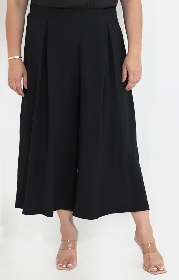 Capri negro corte culotte - PANTALON Boutiquemirel 