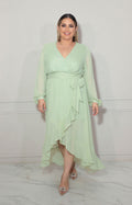 Vestido mullen verde - VESTIDO XL Boutiquemirel 