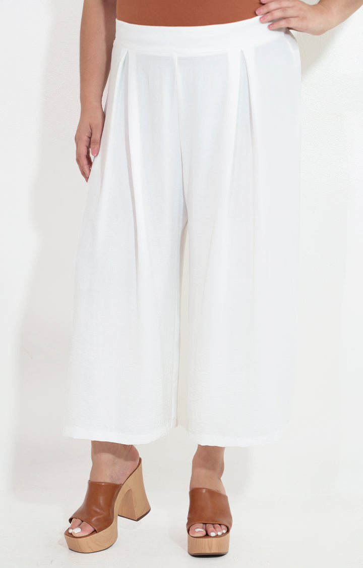 Capri culotte color blanco - PANTALON Boutiquemirel 