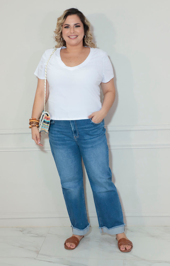 Blusa básica blanca - BLUSA Boutiquemirel 