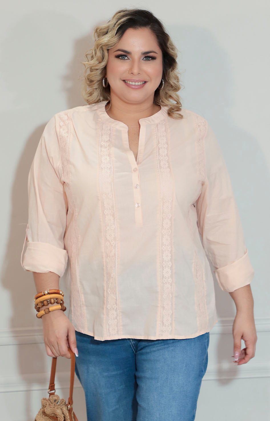 Blusa melón bordada - BLUSA XL Boutiquemirel 