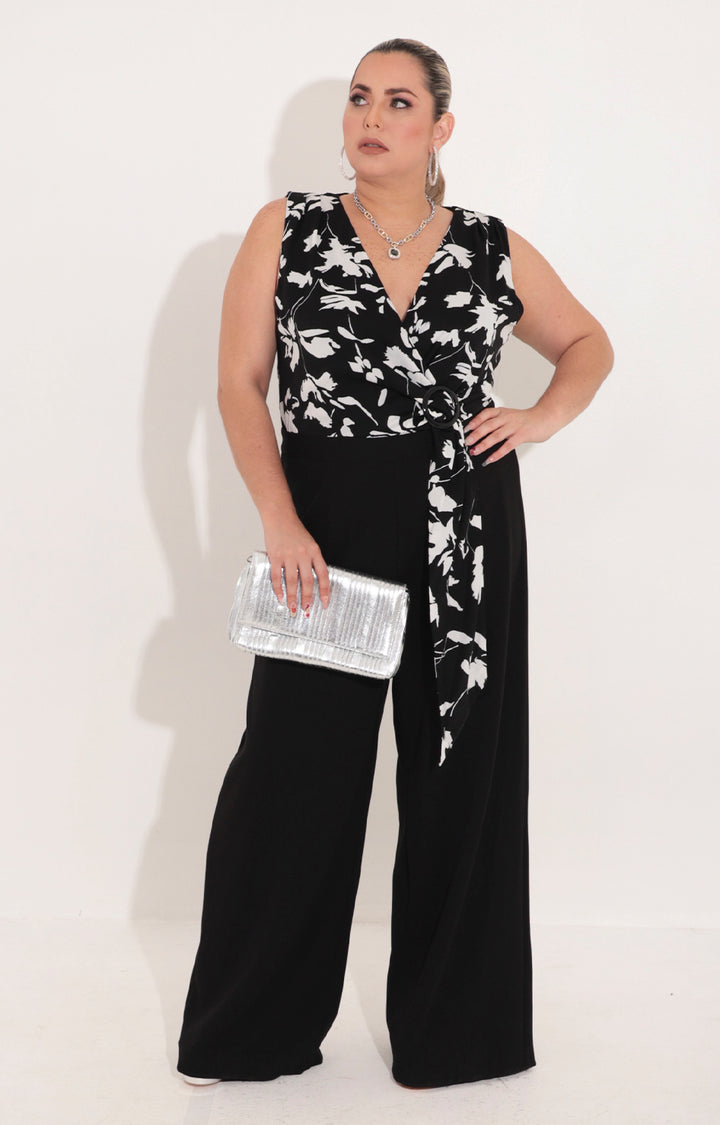 Palazzo negro estampado - PALAZZO Boutiquemirel 