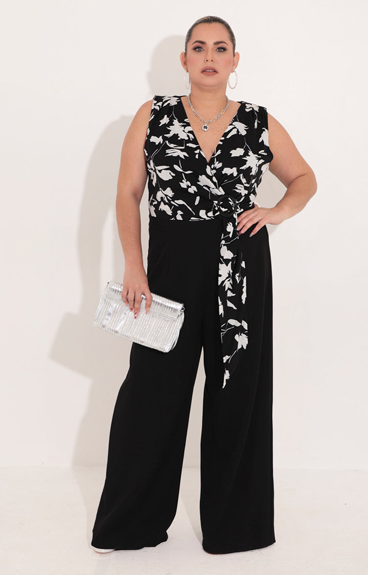 Palazzo negro estampado - PALAZZO Boutiquemirel 