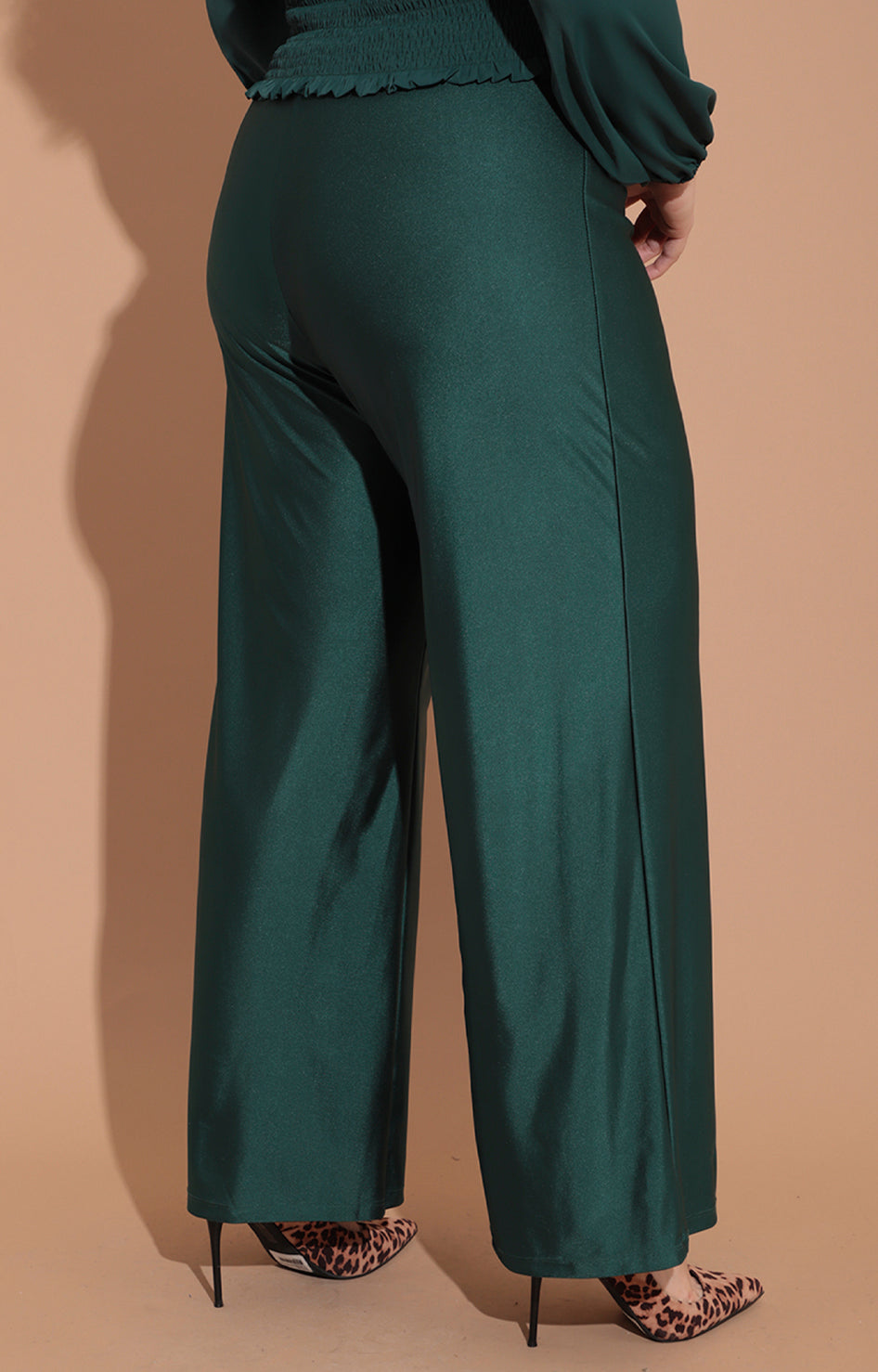 Pantalón verde satinado - PANTALON Boutiquemirel 