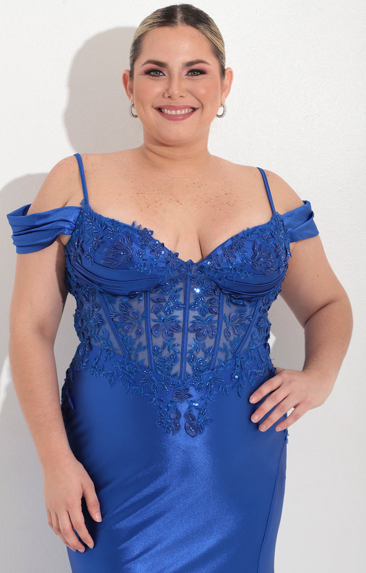 Vestido azul de tirantes - VESTIDO Boutiquemirel 