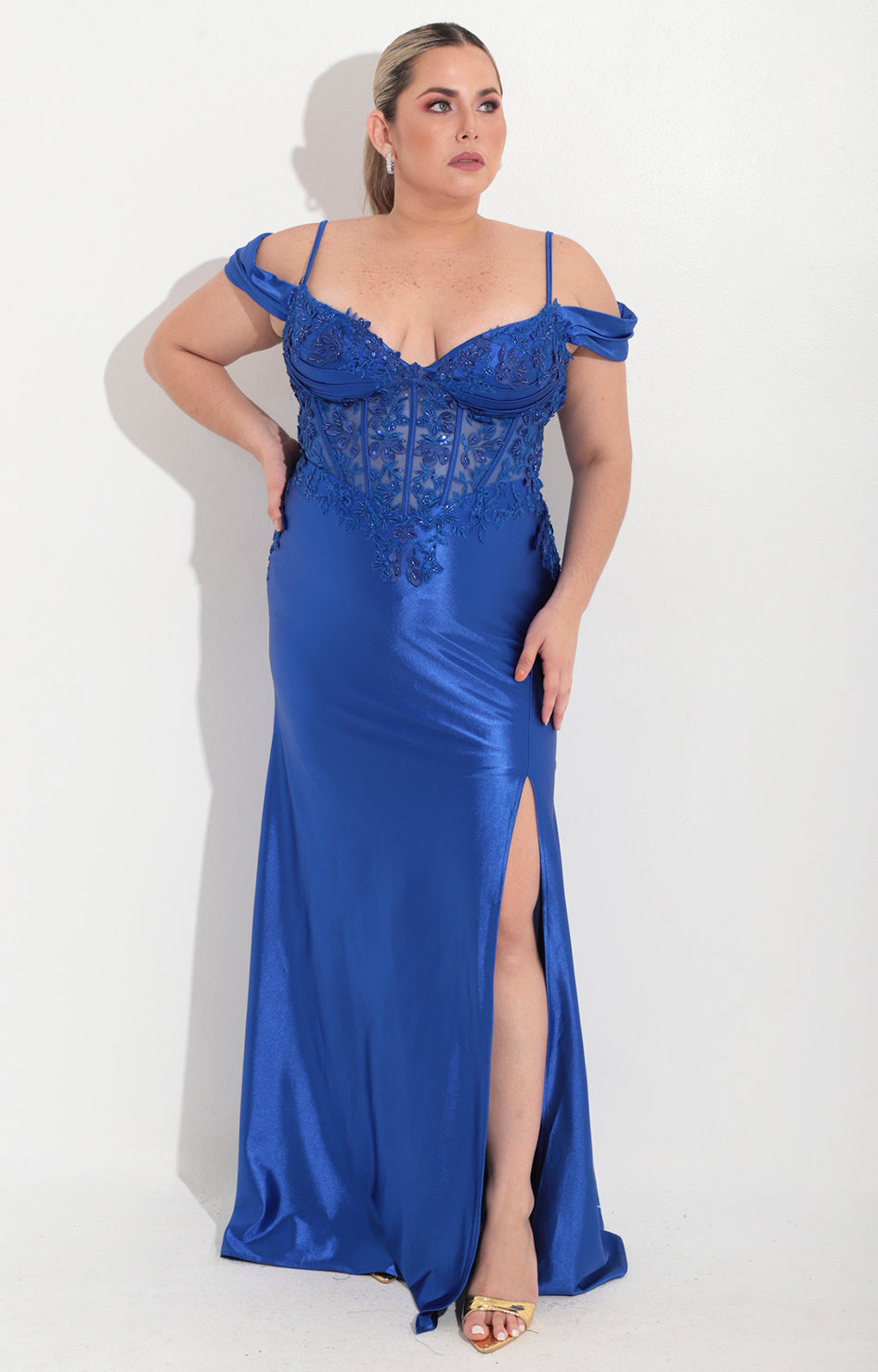 Vestido azul de tirantes - VESTIDO Boutiquemirel 