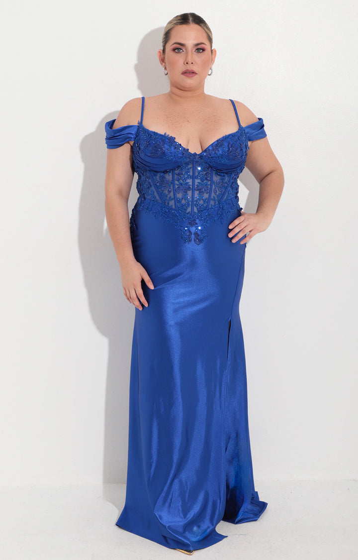 Vestido azul de tirantes - VESTIDO Boutiquemirel 
