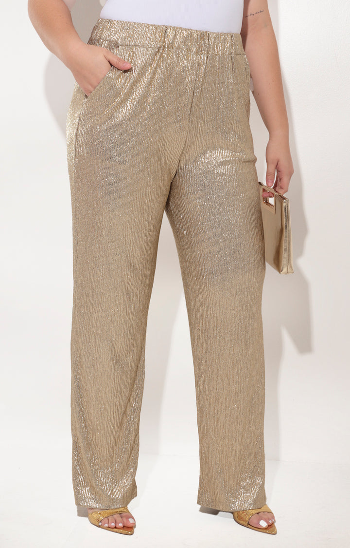 Pantalon dorado - PANTALON Boutiquemirel 