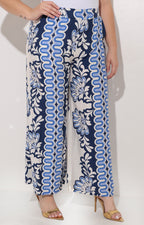 Pantalon azul estampado - PANTALON Boutiquemirel 