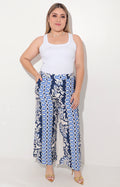 Pantalon azul estampado - PANTALON Boutiquemirel 