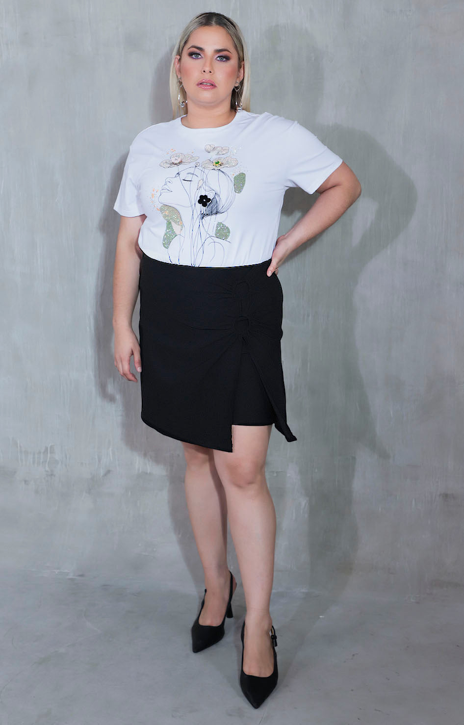 Short falda negra - SHORT XL Boutiquemirel 