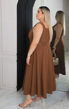 Vestido chocolate