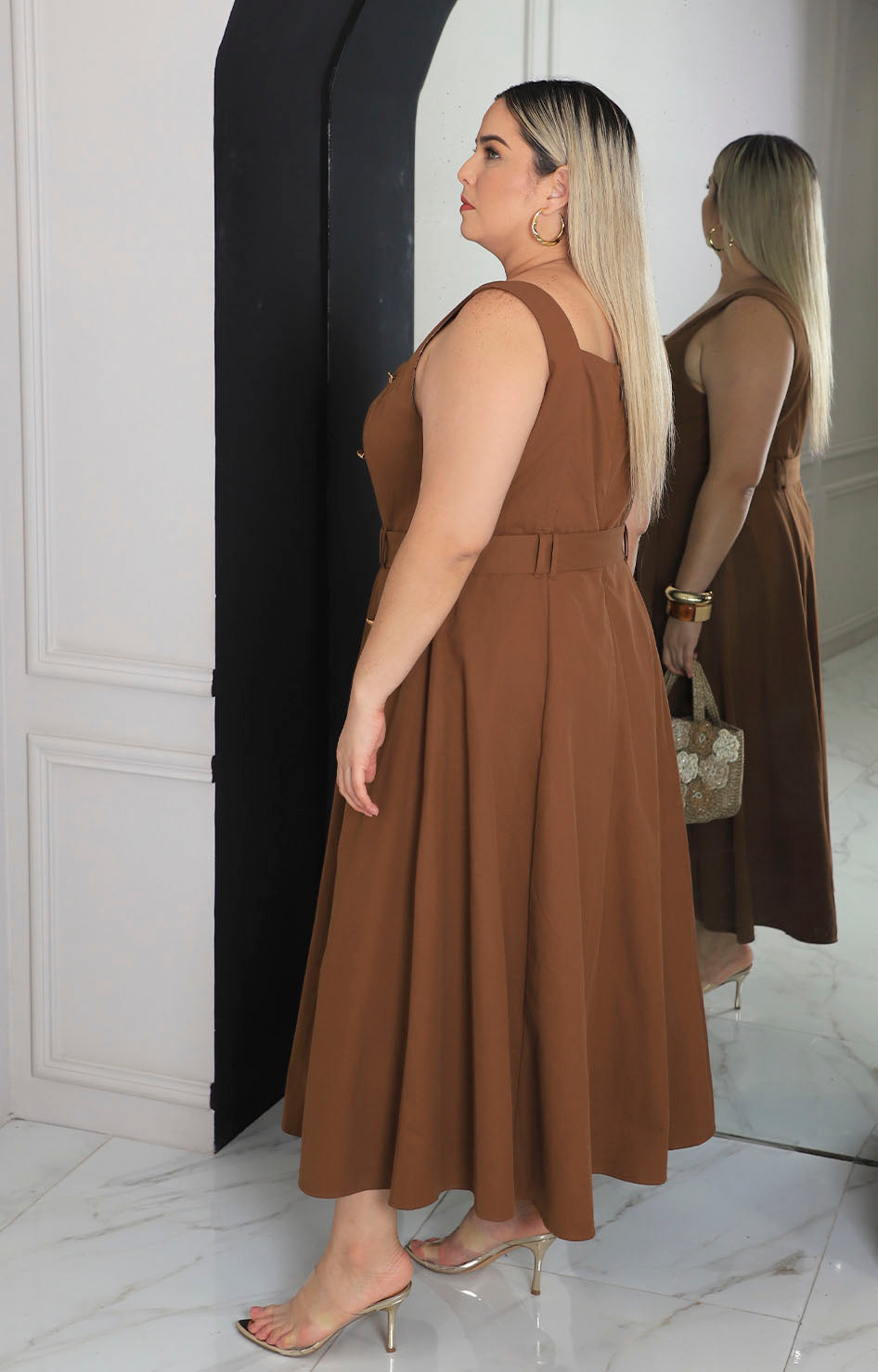 Vestido chocolate
