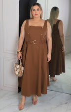 Vestido chocolate
