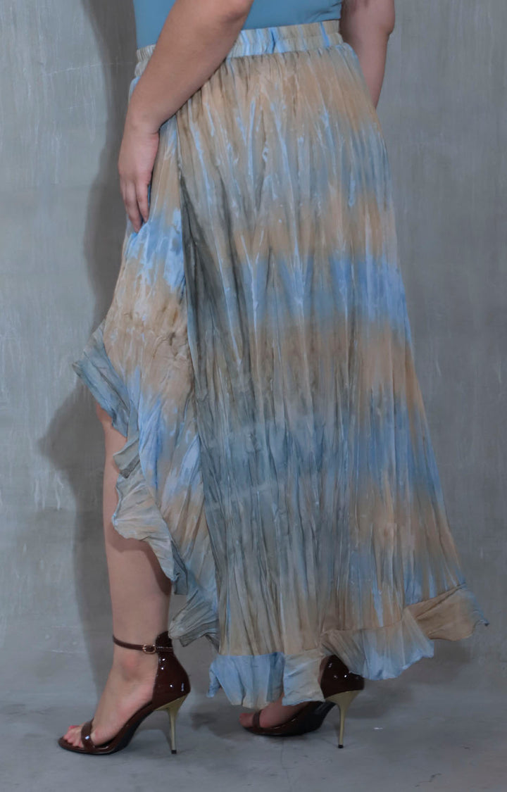 Falda beige tie-dye - FALDA XL Boutiquemirel 