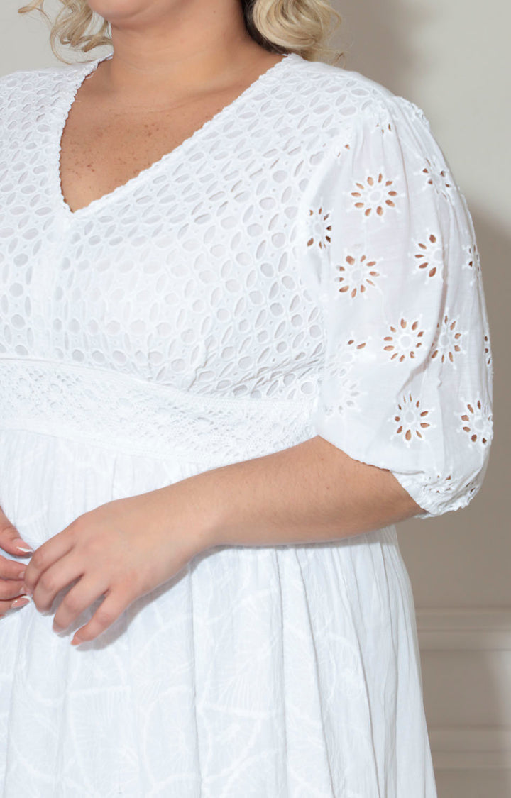 Vestido blanco - VESTIDO XL Boutiquemirel 