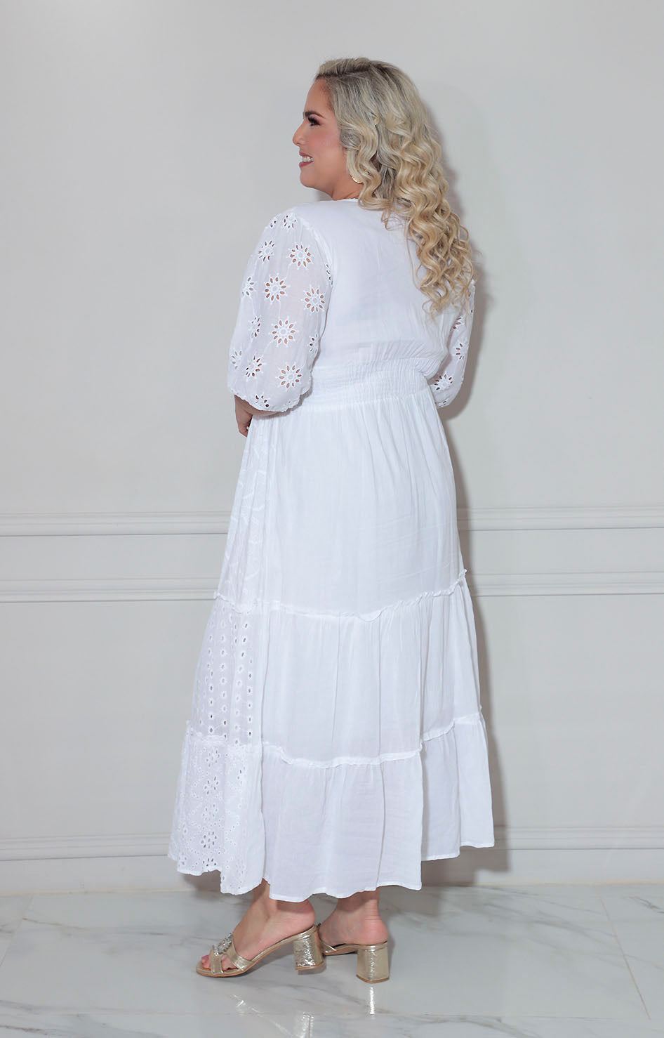 Vestido blanco - VESTIDO XL Boutiquemirel 