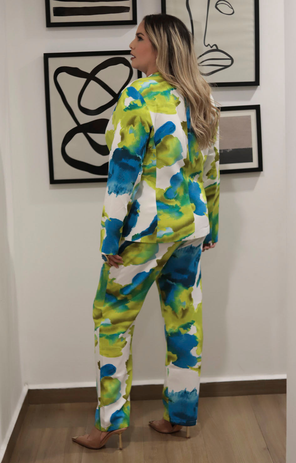 Conjunto tie-dye verde - CONJUNTO Boutiquemirel 