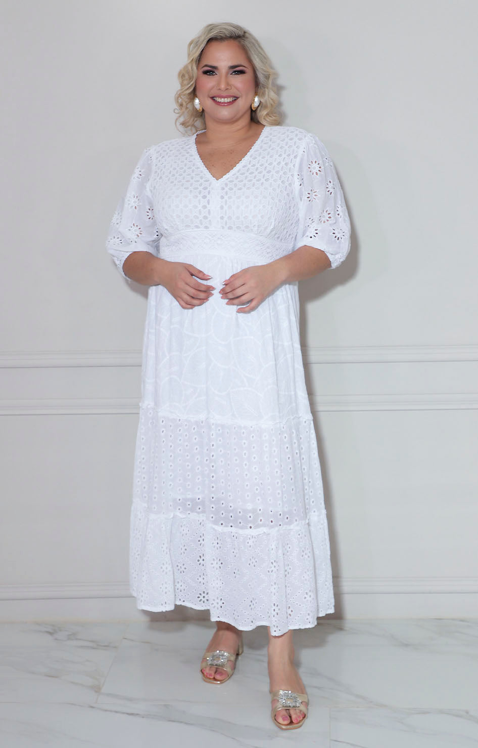 Vestido blanco - VESTIDO XL Boutiquemirel 