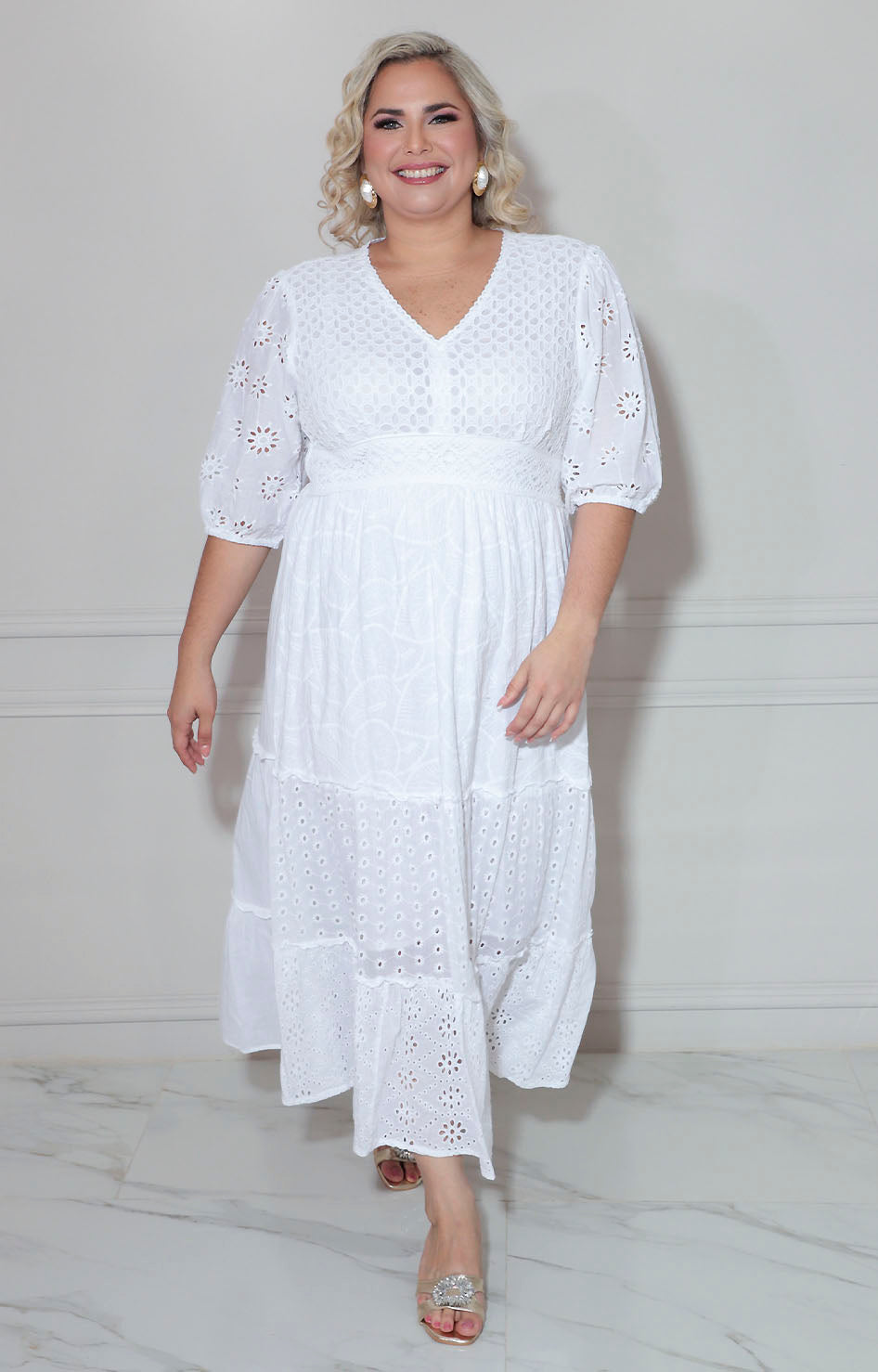 Vestido blanco - VESTIDO XL Boutiquemirel 