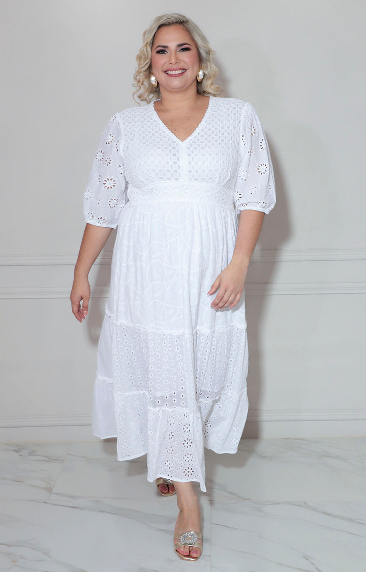 Vestido blanco - VESTIDO XL Boutiquemirel 
