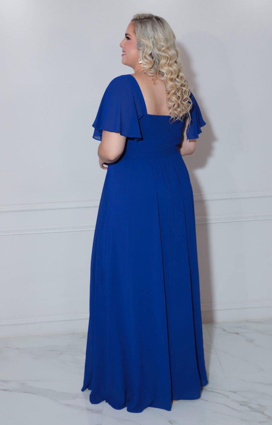 Vestido de gala azul rey - VESTIDO XL Boutiquemirel 