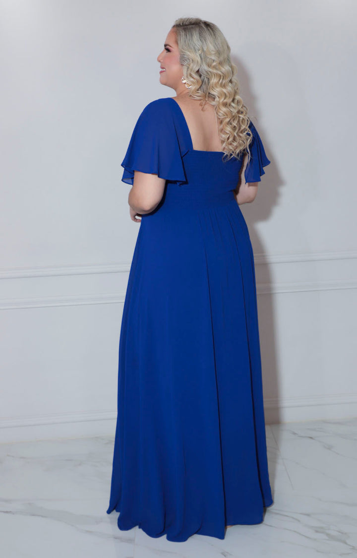 Vestido de gala azul rey - VESTIDO XL Boutiquemirel 