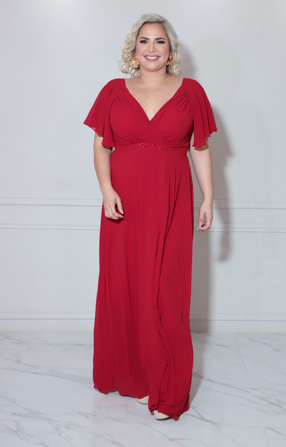 Vestido de gala rojo - VESTIDO XL Boutiquemirel 