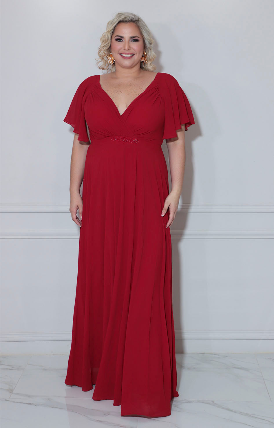 Vestido de gala rojo - VESTIDO XL Boutiquemirel 