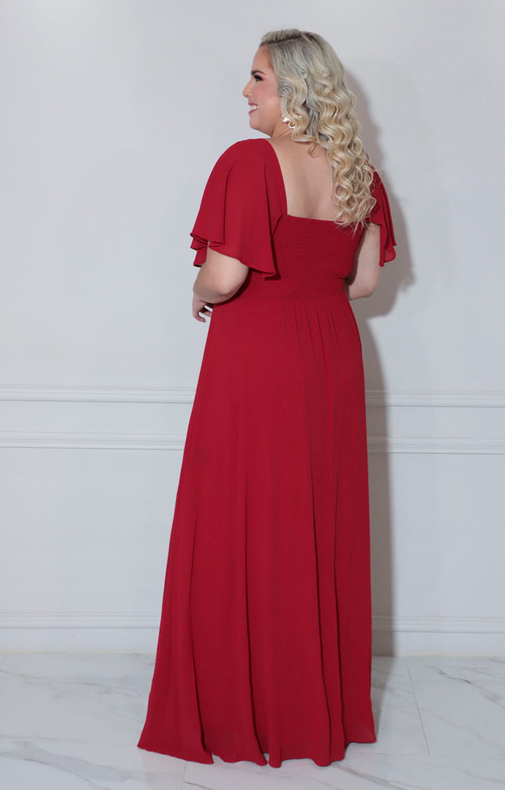 Vestido de gala rojo - VESTIDO XL Boutiquemirel 