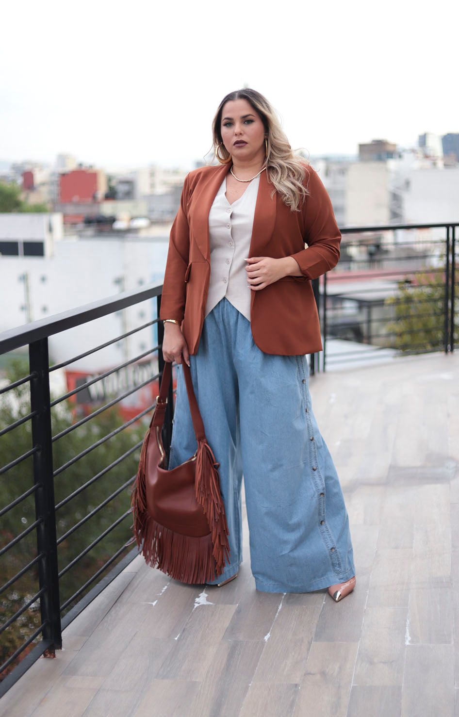 Blazer café - SACO XL Boutiquemirel 