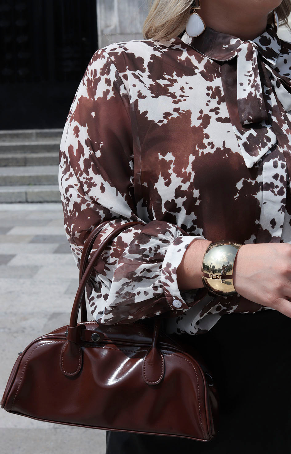 Camisera cow café - BLUSA XL Boutiquemirel 