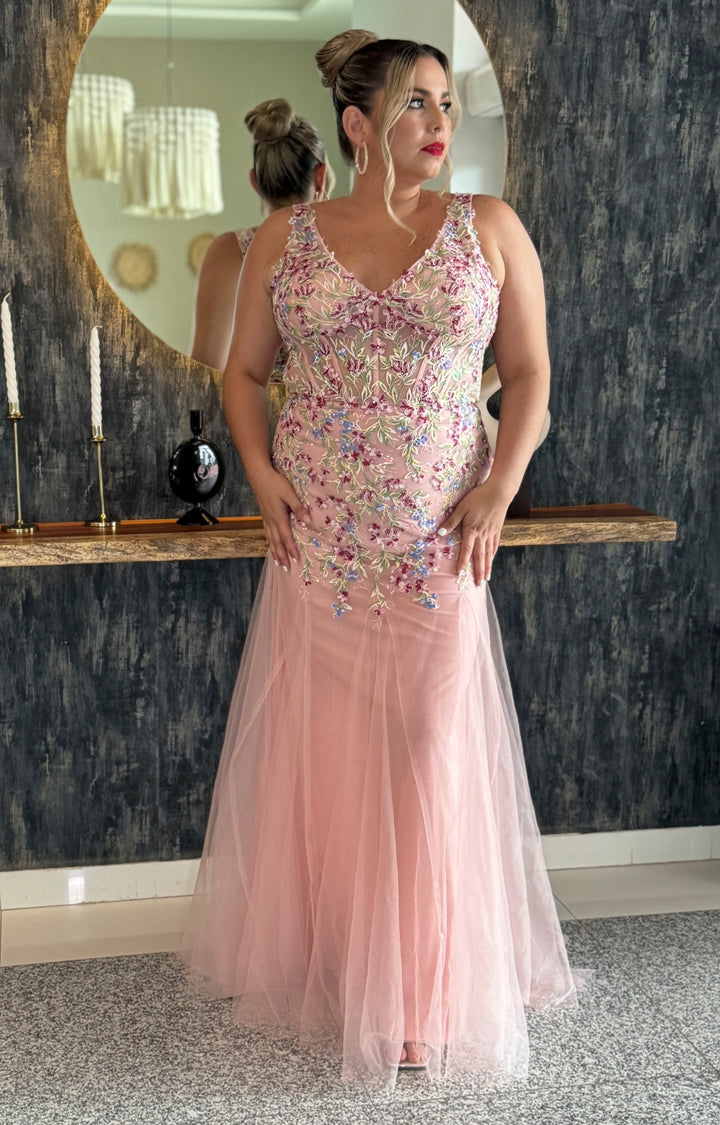 Vestido palo de rosa de gala - VESTIDO Boutiquemirel 