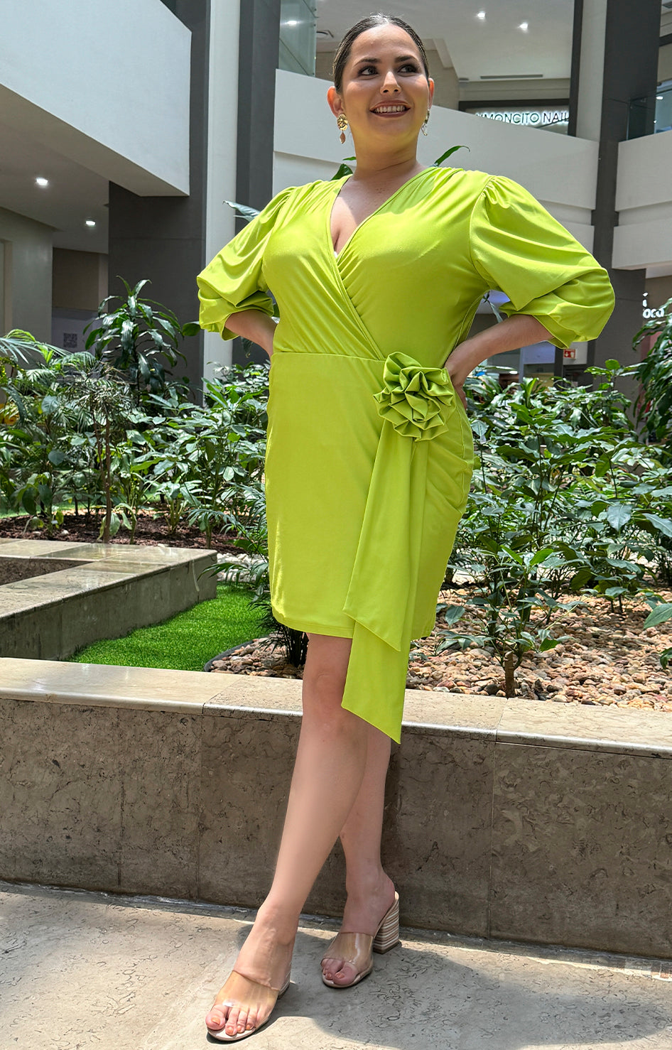 Vestido verde limón - VESTIDO Boutiquemirel 