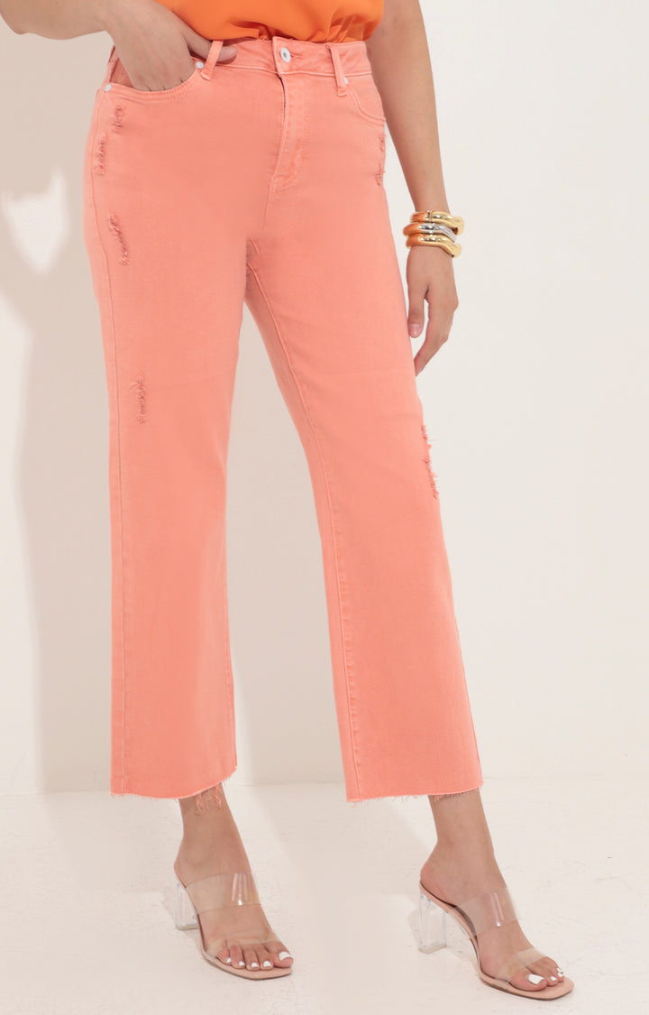 Pantalón denim naranja - PANTALON Boutiquemirel 