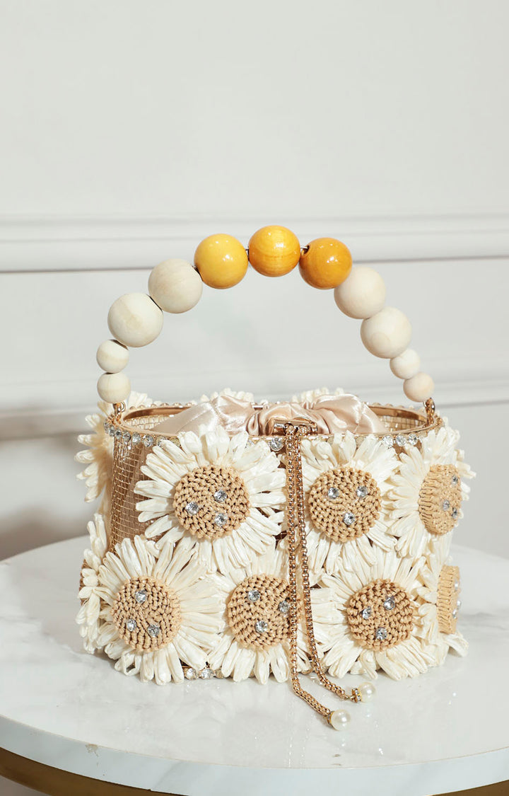 Bolsa Floral Artesanal - BOLSA Boutiquemirel 