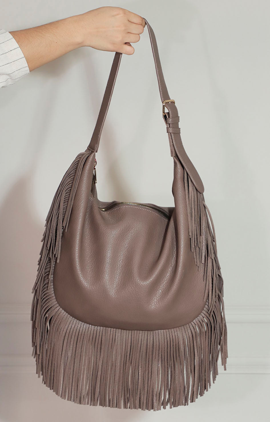 Bolsa Maxi “Boho Taupe” - BOLSA Boutiquemirel 