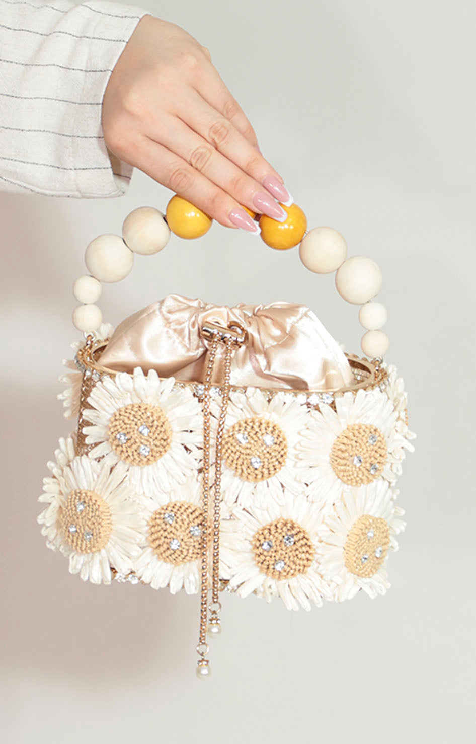 Bolsa Floral Artesanal - BOLSA Boutiquemirel 