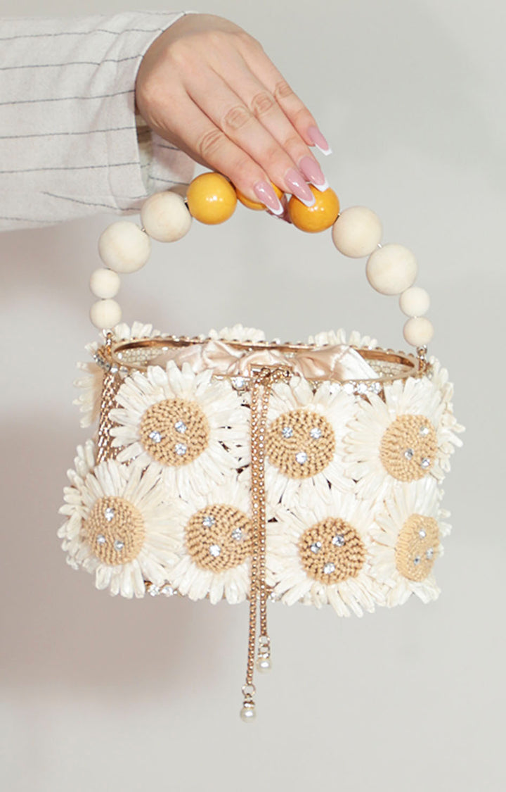 Bolsa Floral Artesanal - BOLSA Boutiquemirel 